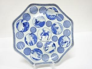 古伊万里　染付　大皿